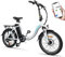 KAISDA K7 Ebike Klapprad 20 Zoll 36V 13Ah Akku,Leichtes E-Bike 7 Gang-Schaltung, e Bike klapprad, elektrofahrräder für Herren Damen,Trekking/City Pedelec (Weiss)