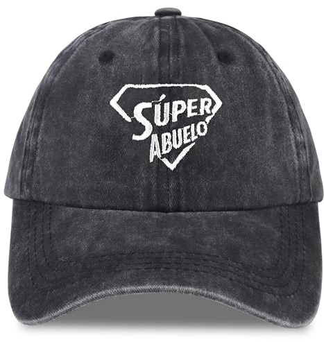 Rebundex Regalo Abuelo Original Gorras de Hombre Beisbol Regalos para Abuelos Originales Dia del Padre Cumpleaños Navidad Ajustable