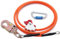 Steel Wire Core Flip Line Kit 1/2 X 10ft Arborist Equipment,Adjustable Lanyard Steel Core Tree Climbing Positioning Lanyard for Fall Protection Climbers Tree Climbers