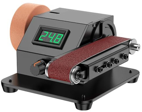 TT-YEC Afilador De Cuchillos Pequeño Completamente Automático, Afilador De Cuchillos Multifuncional Eléctrico, Sistema De Afilado De Cuchillos con Ángulo Ajustable