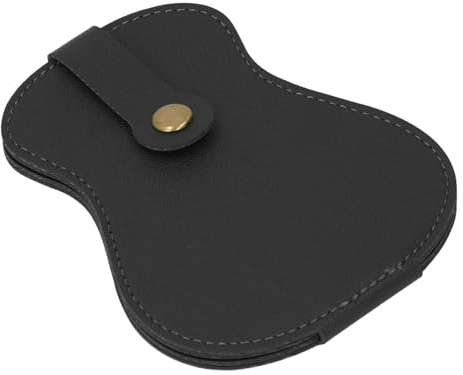 Case de Soporte de Selección de Guitarra, Soporte de Plectro de Cuero PU 18 Ranuras de Almacenamiento de Gran Capacidad, Organizador de Selección de Guitarra para Selecciones de