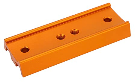 Bonbela Placa de Mochilas de 107 Mm de Telescopio Placa de Montaje de Mochila de Metal Completo para Accesorios de Telescopio Astronómico con Enchufe Roscado de 1/4 Pulgadas