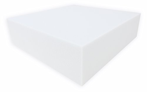 Alanpur® Ortopedisk kallskummadrass Bianca, akustiskt skum, H2, utan överdrag, tillverkad i Tyskland (120 x 200 x 5 cm)