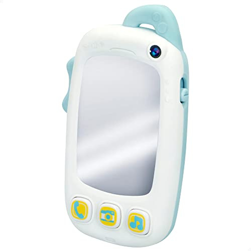 winfun - Teléfono móvil bebé juguete, Teléfono musical, Móvil bebé, con música, móvil juguete bebés, Juguetes Primera Infancia, voz en español, Winfun, +9 meses (46689)