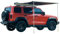 Car Side Awning, Roof Rack Awning, Pull-Out Retractable Vehicle Awning Waterproof UV50+, Telescoping Poles Trailer Sunshade Rooftop Tent w/Carry Bag (Size : 160x250cm)
