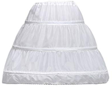 YANGLY niños Princesa Falda Enagua niñas Vestido de Novia con aro Faldas Accessori