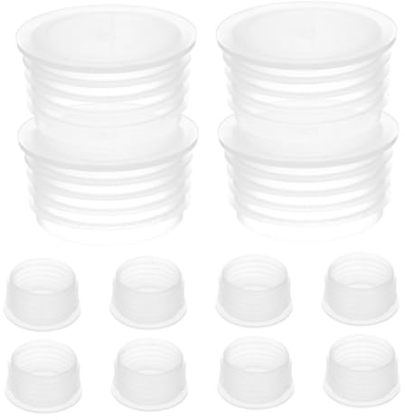 Toyvian 12 Pièces Bouchons Ronds Plastique Transparent Étanches pour Pots de Fleurs et Accessoires de Plantation Balcon pour Réduits
