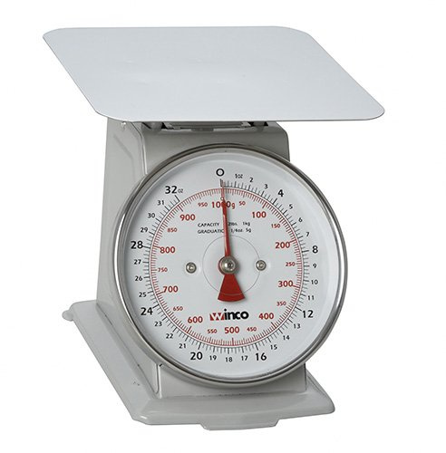 Winco SCAL-62 Portion Control Scale - 2 lbs. x 1/4 oz. Capacity