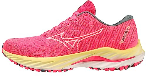 Mizuno Wave Inspire 19Water Scarpa Donna, H Vpink Swhite Luminoso, 38 EU