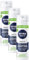 NIVEA MEN Sensitive Rasierschaum (200 ml), Rasierschaum mit Kamille und Vitamin E für eine sanfte Rasur, schützender Rasierschaum für Männer gegen Hautirritationen (Packung mit 3)