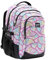 budmil ergonomischer Schulrucksack für Mädchen 32L - für Teenager Kinder ab Klasse 5 - wasserabweisend - Rucksack mit 3 Fächer & belüftete Rückseite (Edwin Rosa)