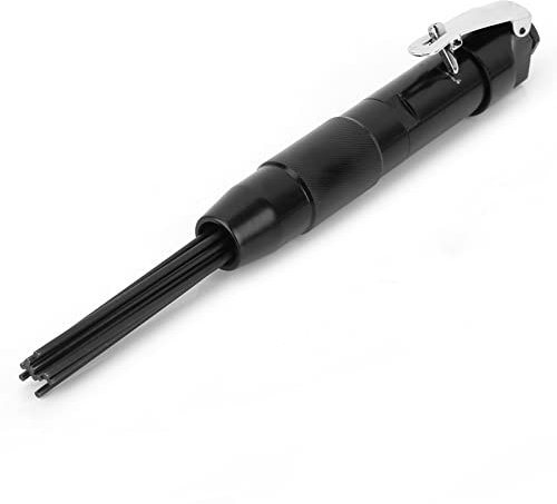 Nadelentroster-Aufsatz, 1/4 Zoll 4400 U/min, Pneumatischer Nadelentroster, Entkalker für Luftmeißel, Farbentfernung, Entgraten, Schlackenentfernungswerkzeug, Entgratungswerkzeug