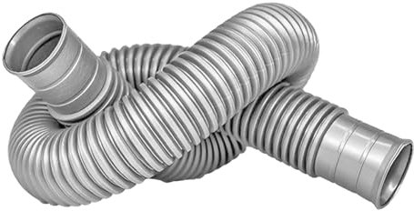 Qrity 1 Pièces Tuyau de Vidange D'évier, Tuyau D'évacuation Flexible Universel, Tube Flexible de 450 mm, Cuisine Évier Salle de Bain Sanitaire Drain Connexion