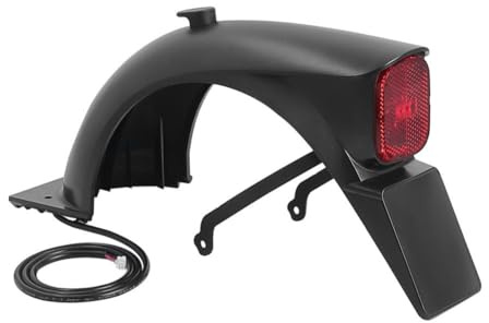 FACAIIO Garde-boue arrière pour trottinette électrique Ninebot E2/E2 Plus avec support de feu arrière, garde-boue en plastique ABS pour plus de sécurité et de style