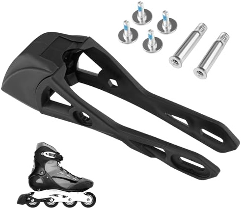 Zani Puff Inline Skate Brake Pad Replacement for Adult Roller Skates, Plastic Non-Slip Safety Stopper Block, Universal Rollerblade Accessory, Black