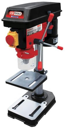 KS Tools - 500.8451 - Perceuse sur colonne 350 W - perceuse a colonne d'etabli mandrin 13 mm