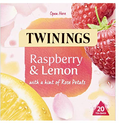 Twinings Raspberry & Lemon Tea Bags, 20 each