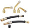 testyu Válvula Extensión Adaptador Set, 3 Piezas Adaptador Extensión de Válvula con 2 Piezas Extensión Válvula Neumático para Coche Bicicleta Camión Motocicleta
