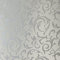 Camiraft Silver Grey Leaf Pattern Wallpaper Baroque Ornament Wall Wallpaper Glitter Retro 3D Effect Wallpaper Non-Woven 3D Embossed Wallpaper Roll Glitter Effect for Livingroom Bedroom