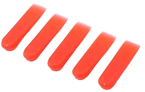 Cales de Nivellement de Carrelage 1000 Pièces, Entretoises de Nivellement Résistantes à L'usure en PE Rouge 0.2 Pouces avec Petites Entretoises et Clips de Nivellement