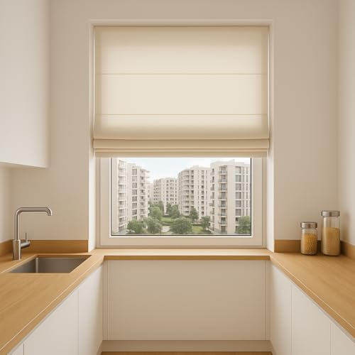 Byour3 - Binario Tenda Pacchetto senza Fori - Bastoni per Tende a soffitto parete Binari tenda Bambini con strappo per vetro SENZA FORARE Porta Finestra tende Camera da Letto Soggiorno Cucina