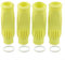 HomeVortex Poolreiniger Membran Ersatz Kit für Zodiac für Baracuda G3 G4 für Alpha 2 3 Zoom für Wahoo 1500 Manta II Kontiki W69698 W81600 mit 4 Ringen Gelb