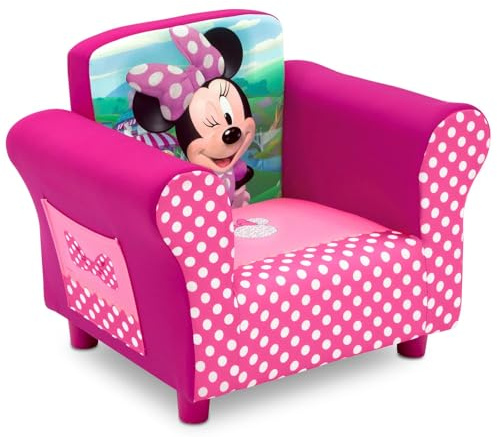 Delta Children Upholstered Chair, Disney Minnie Mouse