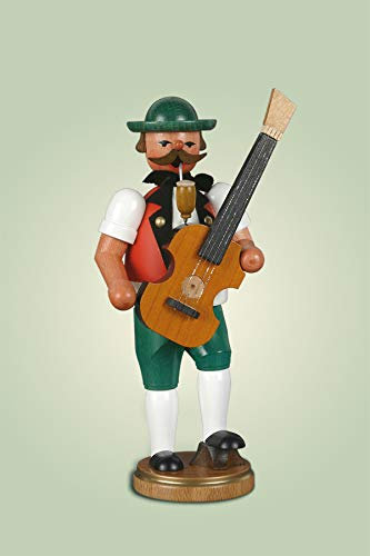 Rudolphs Schatzkiste Smoking Man Guitar Smoker Figurine Height 21 cm
