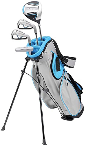 FINCHLEY Ensemble de Clubs de Golf Junior pour Enfants de 4 à 7 Ans, Bleu