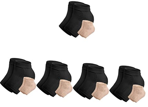minkissy 10 par hälstrumpor fotskydd återanvändbar hälstrumpa sprickbildning förhindrar fothälskydd elastiska hälstrumpor tvättbara nylon vinterartiklar kompakta hälstrumpor bekväma fotärmar