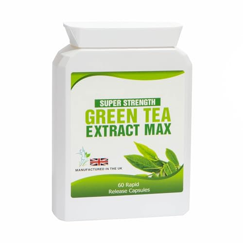 Green Teax Extract Max 60 Capsules Vegetarian 500mg UK Manufactured