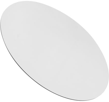 ABOOFAN Specchio decorativo rotondo 20 cm in acrilico argentato decorazione da tavolo per matrimonio festa porta candela e accessorio elegante