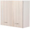 Shally Dogan Armario escurreplatos con bandeja antigoteo de cocina, mueble de pared de madera resistente, armario suspendido con dos puertas y dos estantes, dimensiones 80 x 32 x 72 cm (olmo)