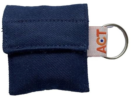 Reanimationsmaske | CPR-Maske | Kuss des Lebens, blu, Sleutelhanger formaat