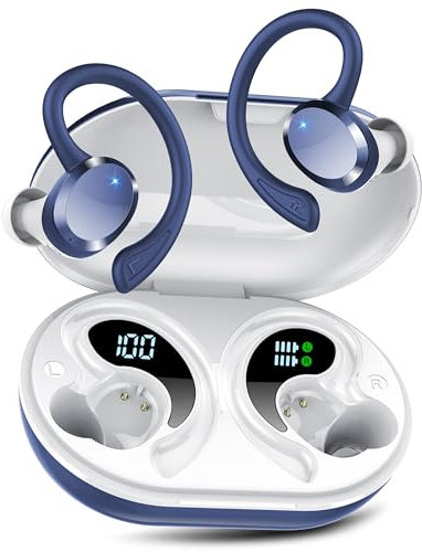 Auriculares Inalambricos Bluetooth, Cascos lnalámbricos Bluetooth 5.4 Reproducción de 68 Horas Hi-Fi Estéreo Auriculares lnalámbricos USB C Audifonos Inalambricos HD Mic para iOS Android Galaxy