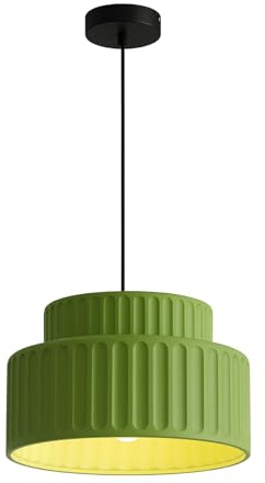 SXSHEYS Lámpara de Techo empotrada de Resina nórdica con Base E27, Moderna luminaria para Cocina, guardarropa, Pasillo, Porche, Sala de Estar y Restaurante. Verde, lámpara de araña.