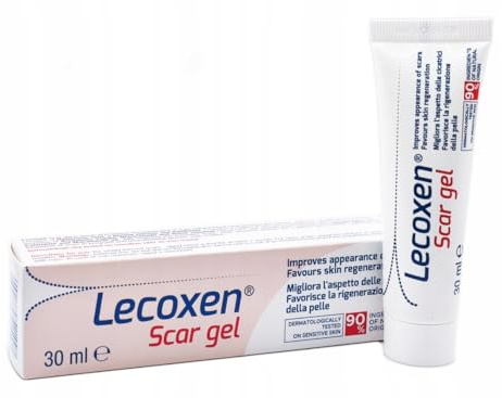 LECOXEN ärrgel för ärrvård återfuktande 30 ml | Bidrar till smidigare hud | Stödjer hudens elasticitet | För daglig hudvård