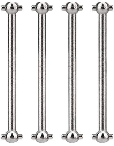 RiToEasysports Eje de Transmisión de Coche RC de 4 Uds., Accesorio de Repuesto de Eje de Transmisión de Hueso de Perro de Metal para Piezas de Coche 1/18 RC Accesorios De Modelo