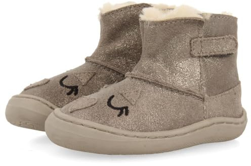 Gioseppo Barefoot, Zapatos Primeros Pasos de Piel Bebé LEVOCA Gris Talla 22