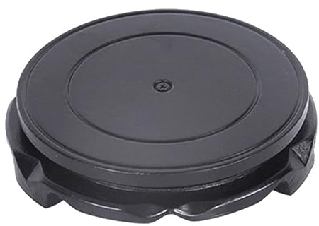 HIAKDOFT Base Rotative Bois pour Pot De Fleurs Présentoir Décoration Simple Support De Vase Bois Compact