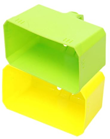 HONITANO Molde para Ladrillos de Nieve 2 Piezas, Juguete para Invierno y Verano, Creador de Formas de Nieve y Arena, Plástico Ligero y Resistente, Adecuado para Juegos al Color Aleatorio