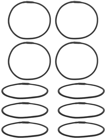 WOONEKY Supporto Elastico per Microfono 10 Pezzi in Gomma Nero Design Anti-vibrazione e Facile Installazione per Ambienti di Registrazione Professionale e Scrivanie