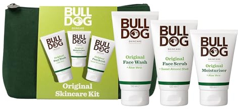 Bulldog Soins de la peau | Coffret cadeau pour homme | Kit de soins de la peau original