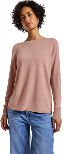 Street One Pull Basique pour Femme, Faded Rose Mel., 44