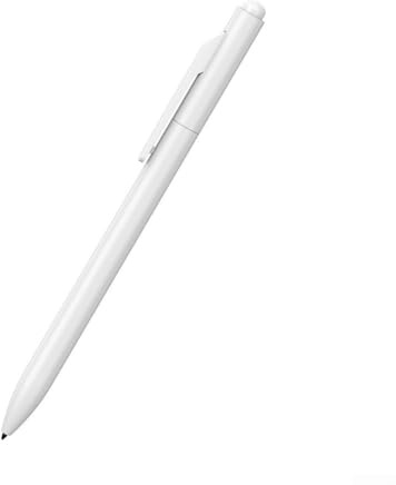 EMR Stylus, 4096 livelli di pressione, supporto inclinabile e rifiuto del palmo, penna digitale con gomma, punte intercambiabili, per artisti e appunti (bianco)