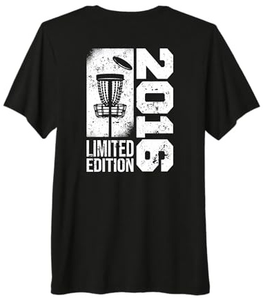 DiscGolf Disc-Golf-Joueur Anniversaire né en 2016 Disc-Golf T-Shirt Haut de Gamme