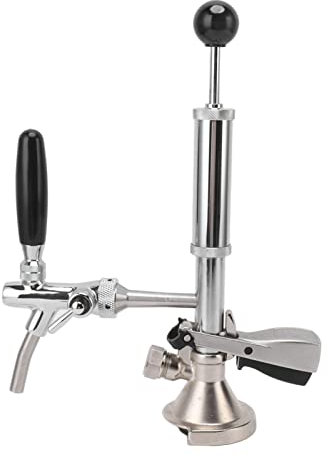 Pyhodi 4-Zoll-Bierfass-Partypumpe, Bierfass-Zapfhahn aus Edelstahl, Keg-Zapfhahn-Kit mit Luftpumpe und Verteiler, Hochwertige Picknickpumpe, Fasspumpe, Bierpumpe für Familienfeiern
