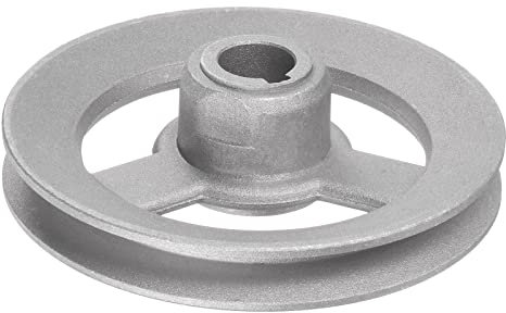 sourcing map Industrial Coser Máquina Embrague Motor Polea 15mm Interior 100mm Exterior Diámetro Aluminio Eléctrico Transferencia Rueda Polea