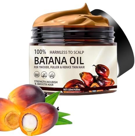 Pakivs Huile de Batana Pour la Croissance des Cheveux, Huile Naturelle de Batana, Masque CapillaireHuile de cuir Chevelu et Capillaire, Améliore l'éclat des Cheveux et de la peauHuile de