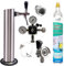 Gastrobedarf Westerbarkey Zapfgarnitur klein mit Schanksäule, Schankhahn, Korb/M-Keg oder Köpi-Keg, Co² Flasche, Druckminderer & Schläuche (Typ M) 425g Soda